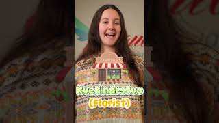 Shops in Slovak Part 2 slovensko slovakia slovakgirl languages spanish spain [upl. by Atnoek109]