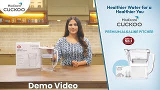 Modicare Cuckoo Premium Alkaline Pitcher  Demonstration Video [upl. by Wina524]