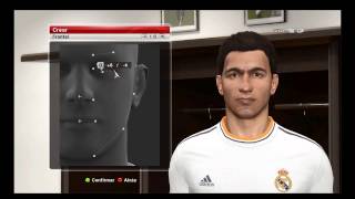 Álvaro Morata  Real Madrid  Pes 2014 Face by Carrasco1live [upl. by Ailaro]