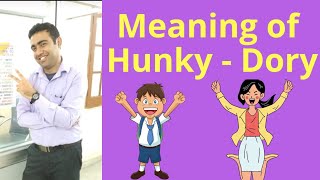 Hunky  dory meaning in hindi [upl. by Noirred]