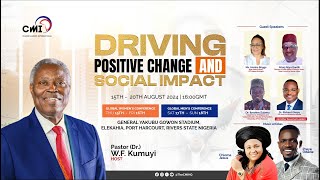 DAY TWO  CMI  DRIVING POSITIVE CHANGE AND SOCIAL IMPACT [upl. by Otes]