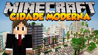 Minecraft Mapas Incrível Cidade Moderna Greenfield [upl. by Anirpas93]