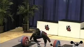 Oscar Chaplin III American Record 166kg Snatch [upl. by Errised350]