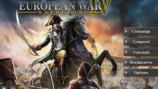 European War 4 Napoleon Walkthrough  Imperial Eagle Battle of Three Emperors [upl. by Acinorav]