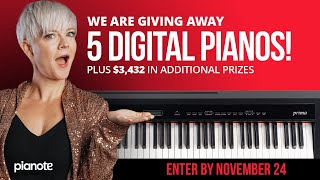 Were Giving Away 5 Digital Pianos Plus 3432 in Additional Prizes [upl. by Yerfoeg]