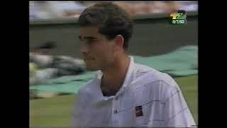 1995 Wimbledon F  Sampras vs Becker  Telecronaca italiana di Rino Tommasi e Gianni Clerici [upl. by Oballa602]