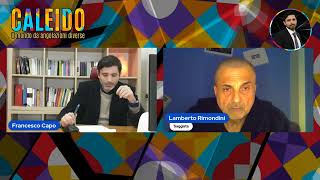 21 novembre 2024  CALEIDO Francesco Capo intervista Lamberto Rimondini [upl. by Anaujnas]