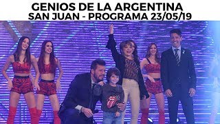 Genios de la Argentina en Showmatch  Programa completo 230519  SAN JUAN [upl. by Leanne312]