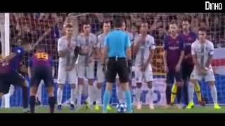 Marcelo Brozovic crazy freekick block vs Barcelona [upl. by Ashford]