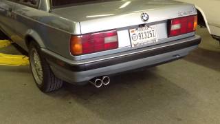 E30 OE Ansa vs Stromung Exhaust [upl. by Brianna915]