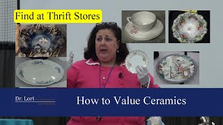 How to Price Antique Dishes China Plates amp Bowls by Dr Lori [upl. by Towney]