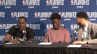 Rajon Rondo couldnt ask for a better duo than Anthony Davis Jrue Holiday [upl. by Anaul]