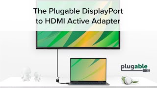 The Plugable DisplayPort to HDMI Active Adapter [upl. by Madriene]