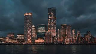 4K Time Lapse of Canary Wharf London [upl. by Crandale]