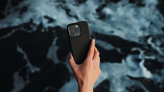 Minimal Leather Case for iPhone  SANDMARC [upl. by Chantalle]