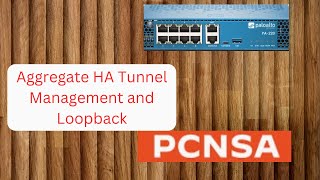 PCNSA Aggregate HA Management Loopback Tunnel Interface Theory [upl. by Emelia]