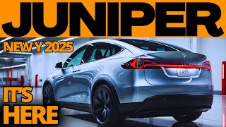 FINALLY 2025 Model Y Juniper  New Tesla Spotted On The Streets Of CHINA Release Date And News [upl. by Linnette]