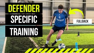 Fullback Defender Specific Essential Training Drills [upl. by Lesiram]