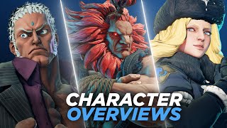 Urien Akuma Kolin  Street Fighter V Character Overviews [upl. by Anatollo]