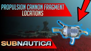 Where to find Propulsion Cannon Fragments in Subnautica UPDATED [upl. by Rafa]