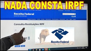 Como Emitir Certidão Negativa NADA CONSTA da Receita Federal IRPF  Atualizado [upl. by Maker]