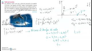 Esercizi sul moto parabolico  1 [upl. by Cost746]