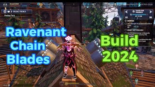 Dauntless  Ravenant Chain Blades Build 2024 60 Crit DmG [upl. by Tumer705]