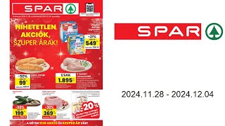 Spar akciós újság HU 20241128  20241204 [upl. by Raven960]