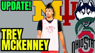 RECRUIT UPDATE Trey McKenney will visit Indiana in contact with UConn [upl. by Lodhia]