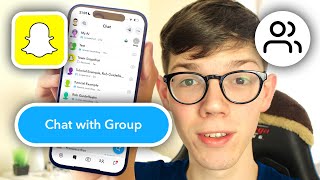 How To Make Group Chat On Snapchat  Full Guide [upl. by Bert]