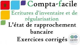 Comptabilité générale  L’état de rapprochement bancaire Exercices [upl. by Aikemit227]