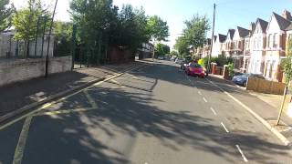 Starting Riding and Running a 1954 Cyclemaster Bicycle Gopro POV [upl. by Gaultiero]