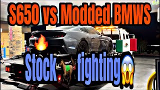 Mustang S650 vs Modded Bmws in Mexico ford bmw mustang fast mexico 1320video 135i [upl. by Leunamnauj512]