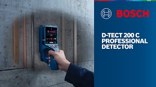 Bosch DTECT 200 C Professional Detector [upl. by Arad]