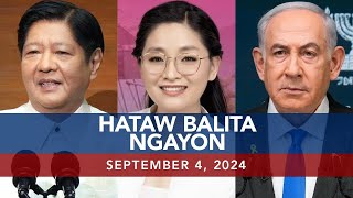 UNTV Hataw Balita Ngayon  September 4 2024 [upl. by Brittni]