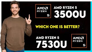 AMD Ryzen 5 3500U vs AMD Ryzen 5 7530U Comparison [upl. by Geno]