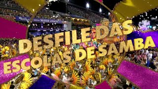 Chamada do DESFILE DAS ESCOLAS DE SAMBA de SÃO PAULO e RIO DE JANEIRO  GLOBELEZA 2024 [upl. by Kawasaki77]