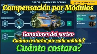 War RobotsCuánto costará subir los módulos para cada robot [upl. by Henig641]