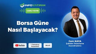 CANLI BORSA GÜNE NASIL BAŞLAYACAK Cem Kaya Yorumluyor  İnfo Yatırım [upl. by Zoi]