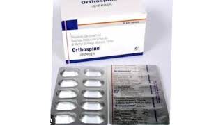 Orthospine Tablets [upl. by Zsamot728]