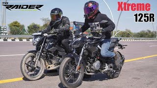 2024 Xtreme 125R vs TVS RAIDER  Who is the King [upl. by Crandale435]