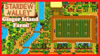 Stardew Valley Ginger Island Farm Tour no mods [upl. by Ierna682]