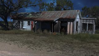 Exploring the Abandoned Houses on my Ranch full of stuff I could use on my bus [upl. by Allemat]