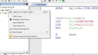 Creating first project with keil uvision 5 ARM [upl. by Quenby]