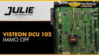 Visteon DCU 102 Fiat IMMO OFF with Julie Emulator™ by CarLabImmo [upl. by Weinhardt913]