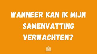 Wanneer kan ik mijn samenvatting verwachten 🧡📚  Slim Academy [upl. by Amilb]