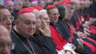 Christmas Greetings of Pope Francis to the Roman Curia 22 December 2014 HD [upl. by Vyse396]