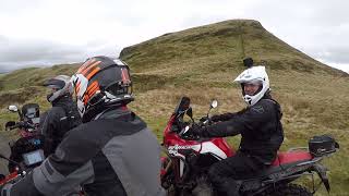 Sweet Lamb more buggering about but downhill this time ktm africatwin1000 adventurebike [upl. by Eninnej]