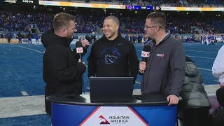 Boise State legend Ian Johnson joins Bronco Roundup live on The Blue [upl. by Ecitnerp]