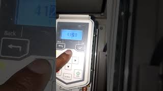 ABB VFD ACH 531 PROGRAM SETTING [upl. by Pheni]